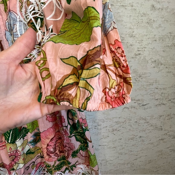 NWT Soft Surroundings Bellicia Embroidered Floral Midi Dress Sz IX 20W Spring - Picture 4 of 16